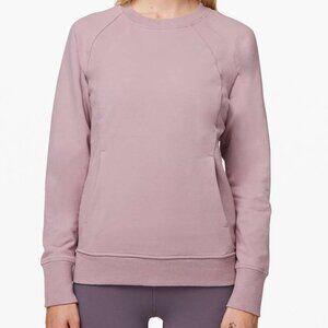 Lululemon Scuba Crew Smoky Blush Size 8